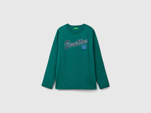 T-shirt manica lunga 100% cotone bio
