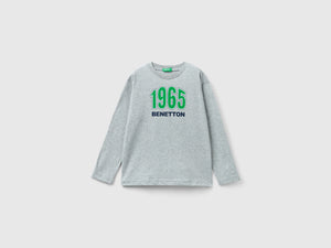 T-shirt manica lunga in cotone bio
