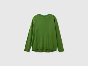 Maglia in cotone con scollo rotondo