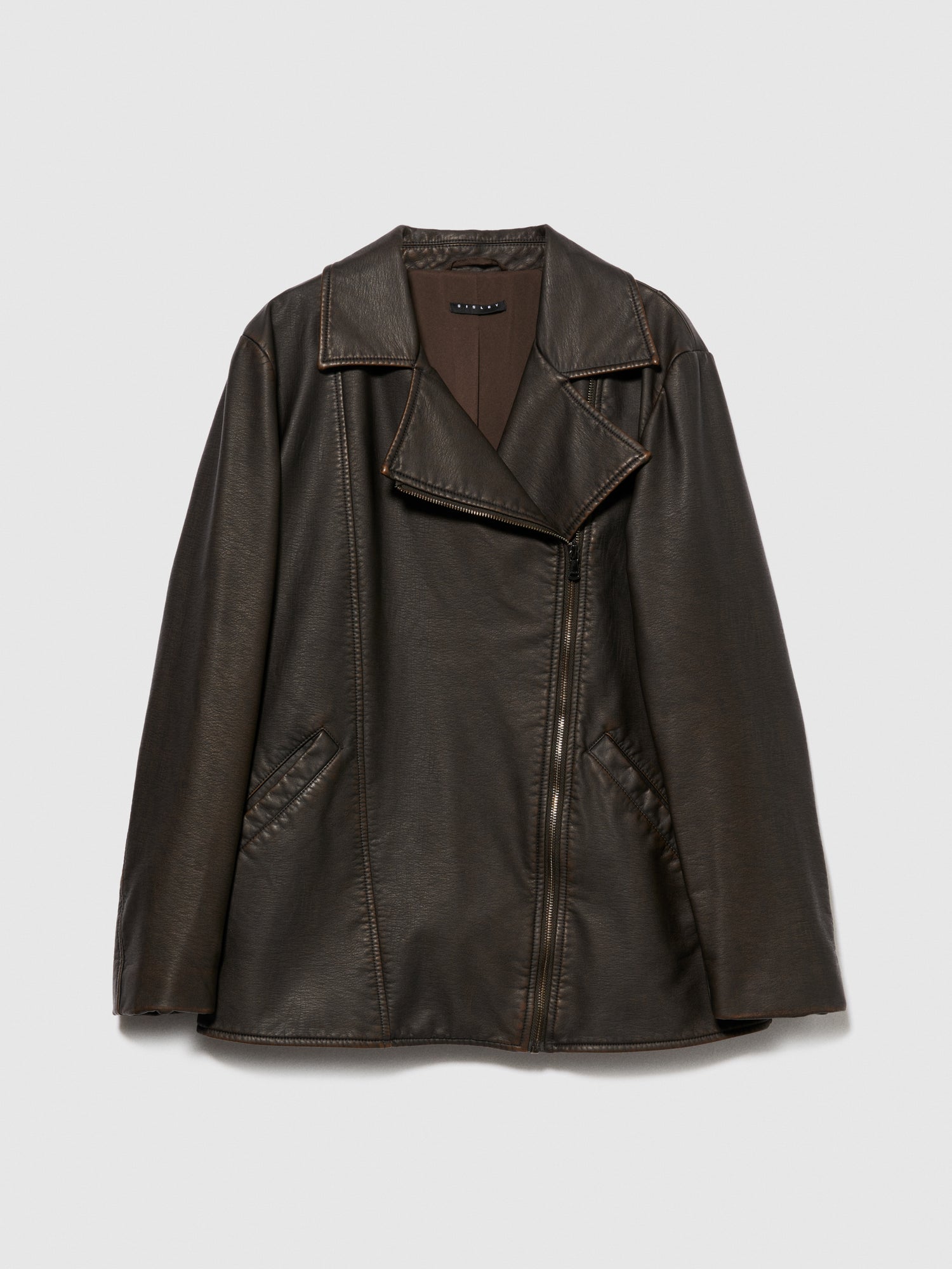 Biker over fit da donna marrone | Sisley Outlet