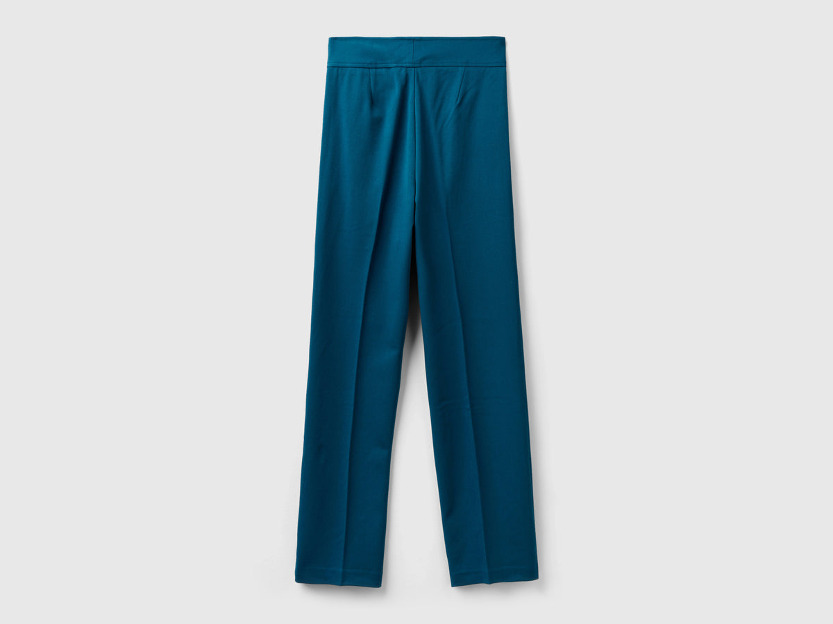 Pantaloni in misto viscosa stretch