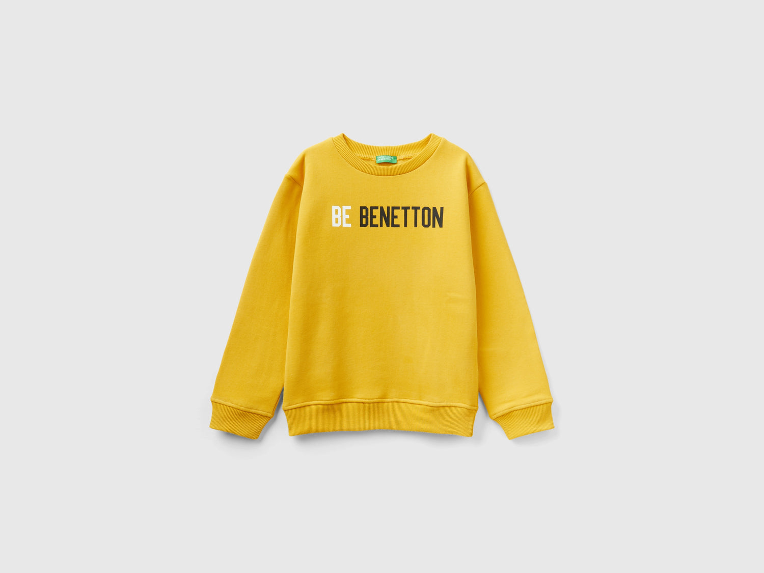 Calda felpa con logo da bambino giallo | Benetton Outlet