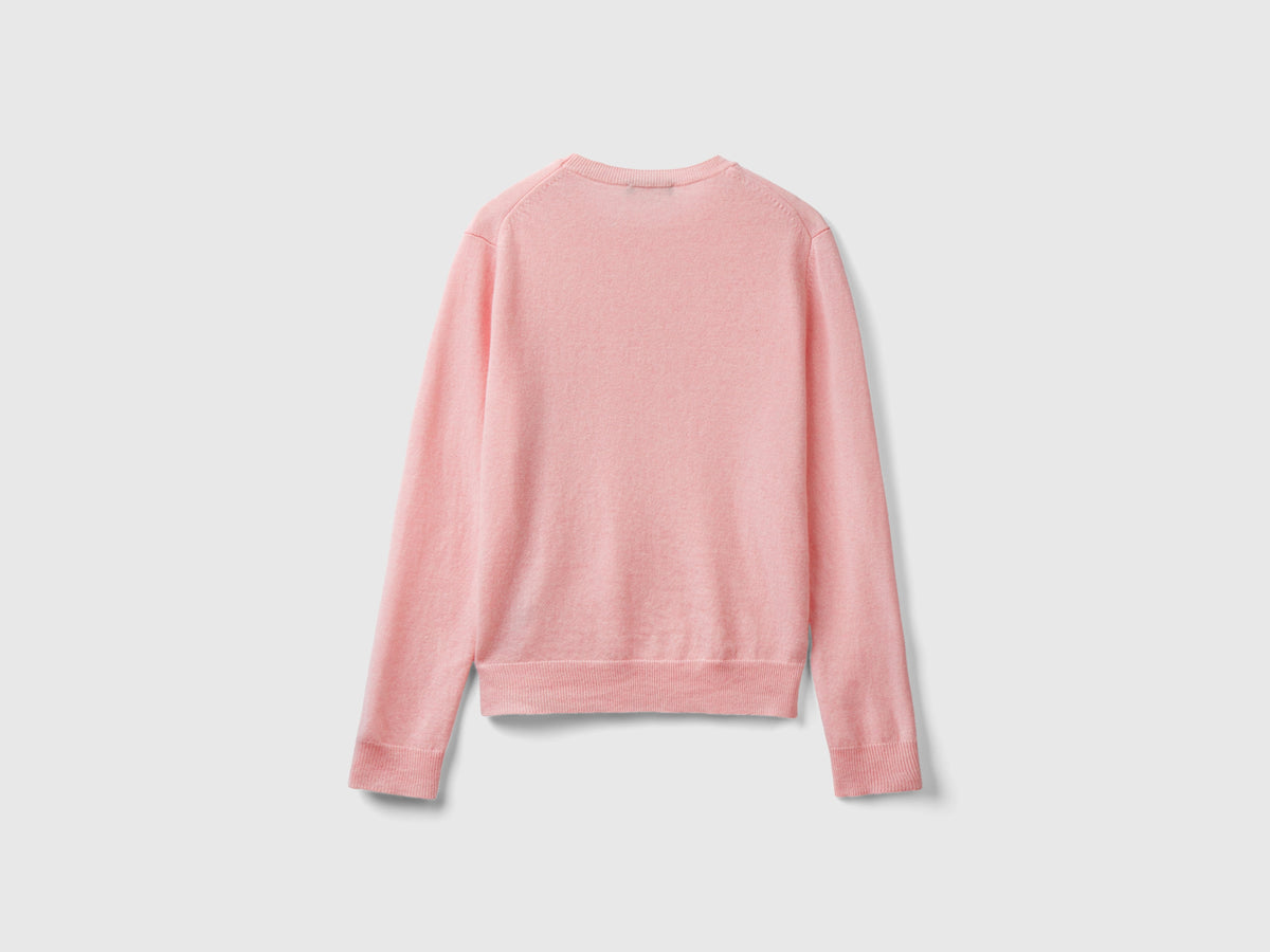 Maglia girocollo in lana Merino