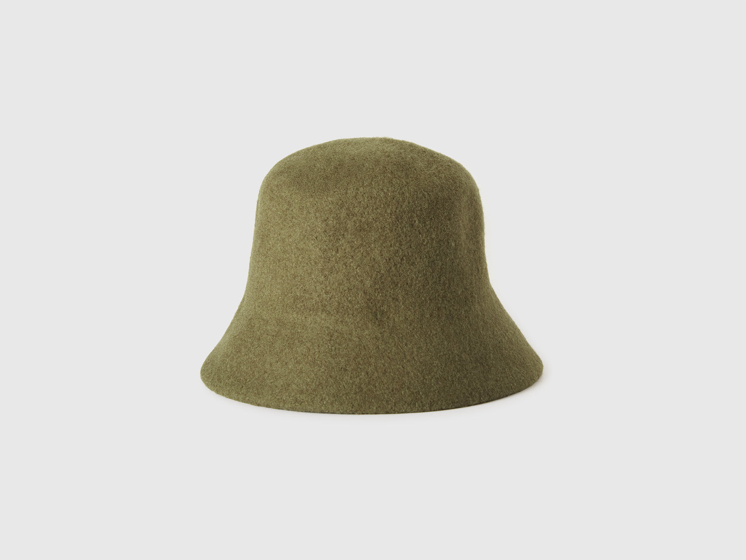 Cappello 100% lana da donna verde militare | Benetton Outlet