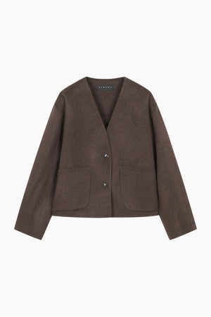Cappotto in misto lana e cashmere