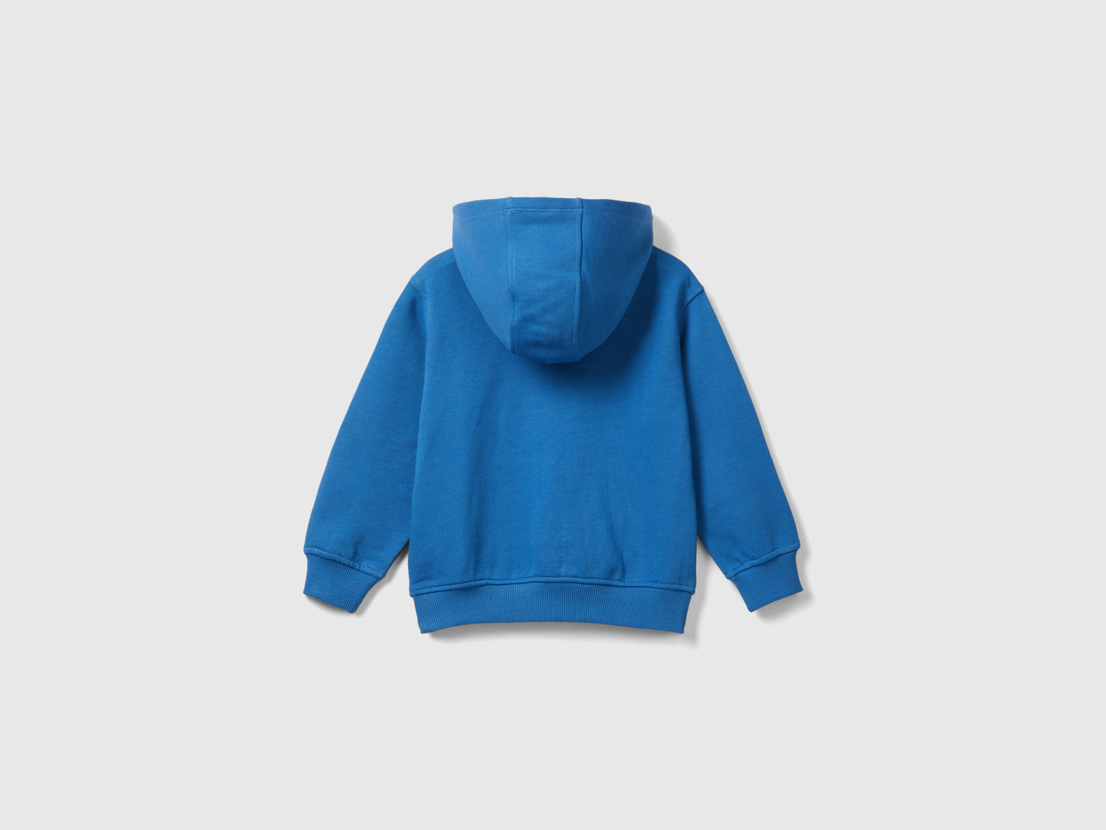 Felpa con cappuccio 100% cotone da bimbo blu 2 | Benetton Outlet