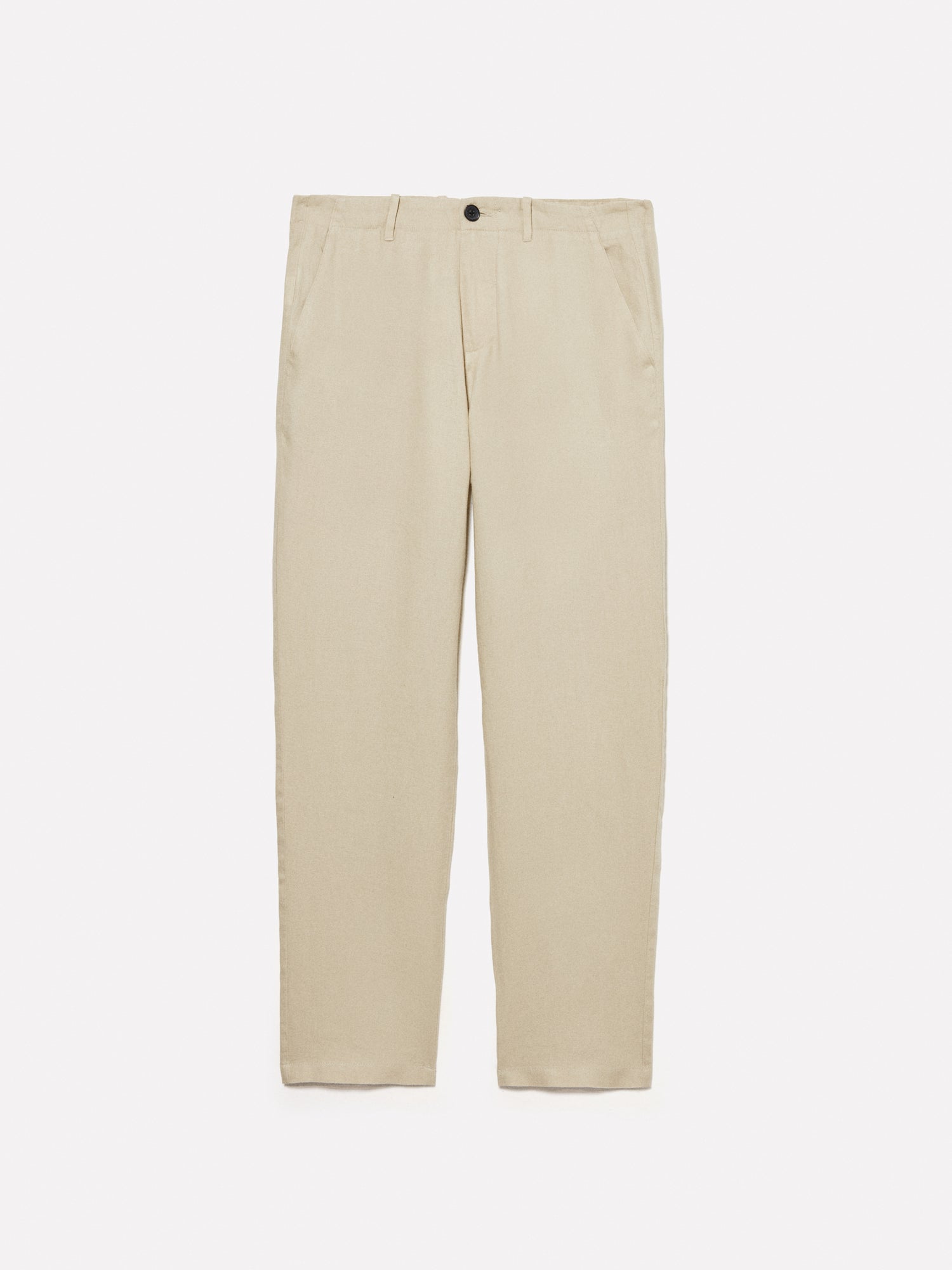 Pantaloni sabbia 100% lino da uomo beige | Sisley Outlet