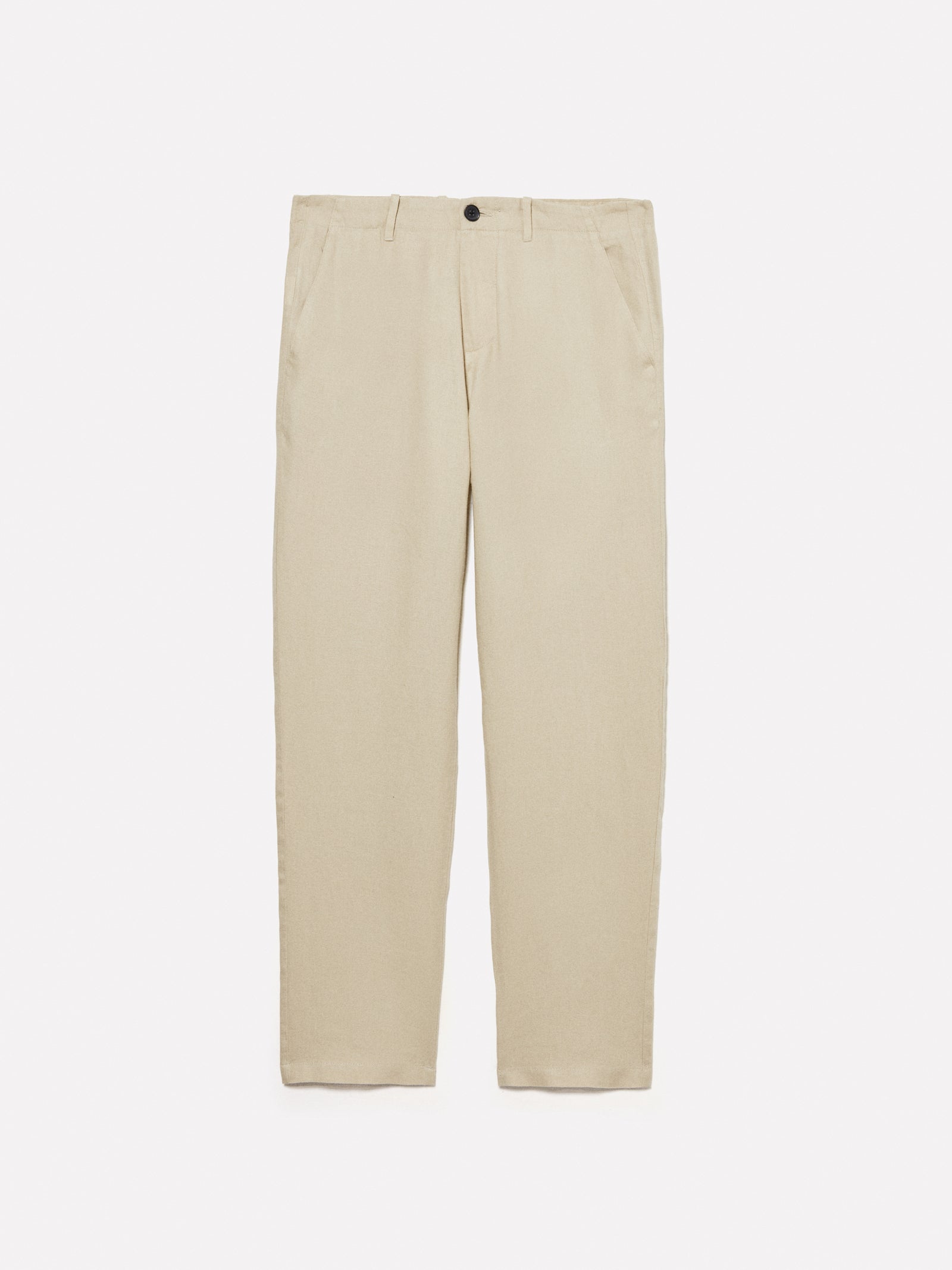Sand trousers 100% linen da uomo beige | Sisley Outlet
