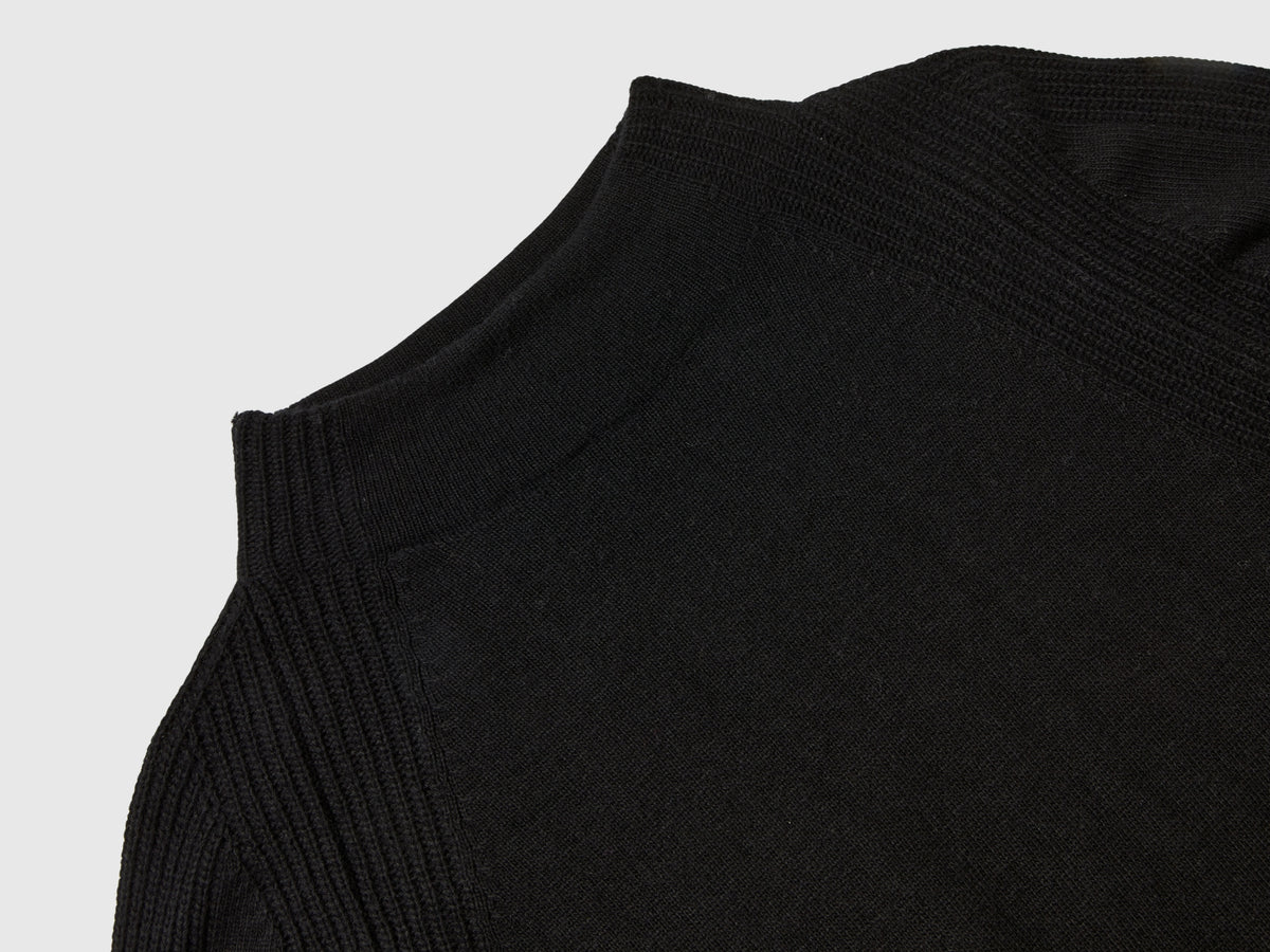 Vestito midi in misto cashmere