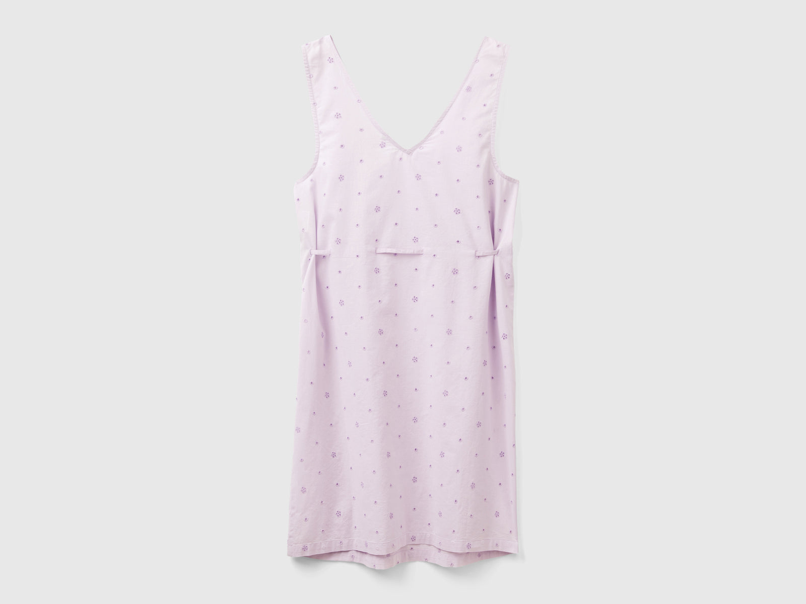 Camicia da notte con ricami sangallo da donna lilla 2 | Benetton Outlet