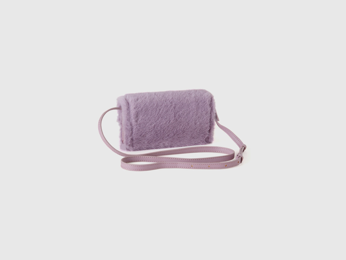 Borsa in pelliccetta sintetica
