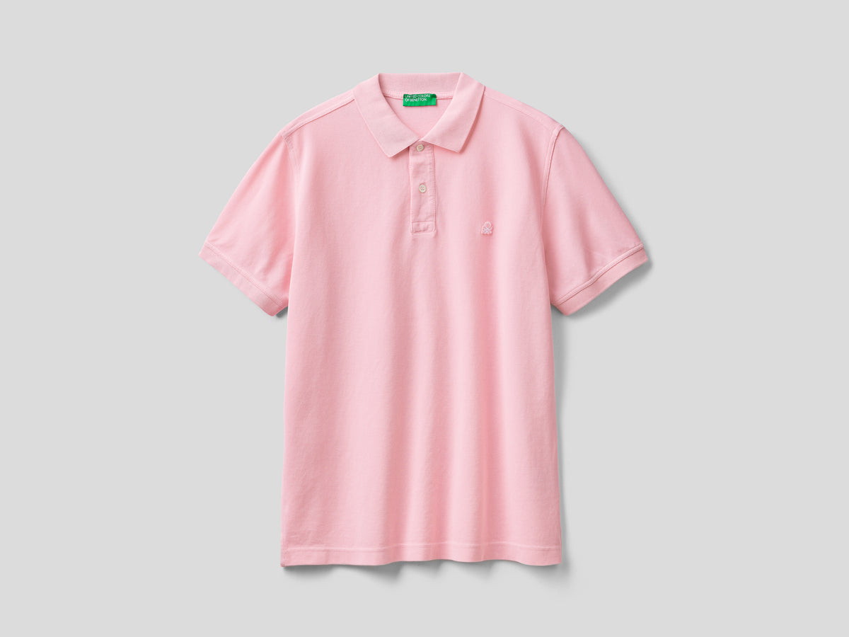 Polo a manica corta 100% cotone
