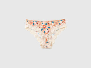 Slip con stampa floreale