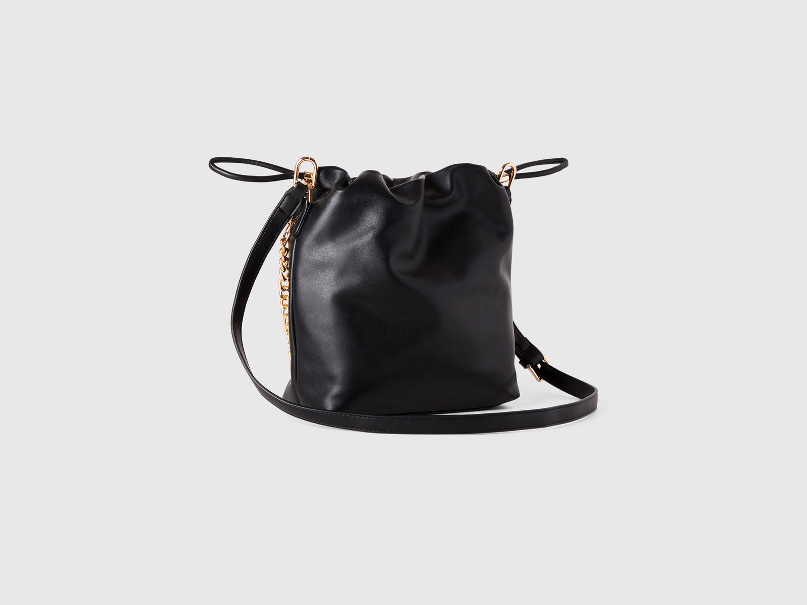 Borsa a secchiello piccola da donna nero 2 | Benetton Outlet