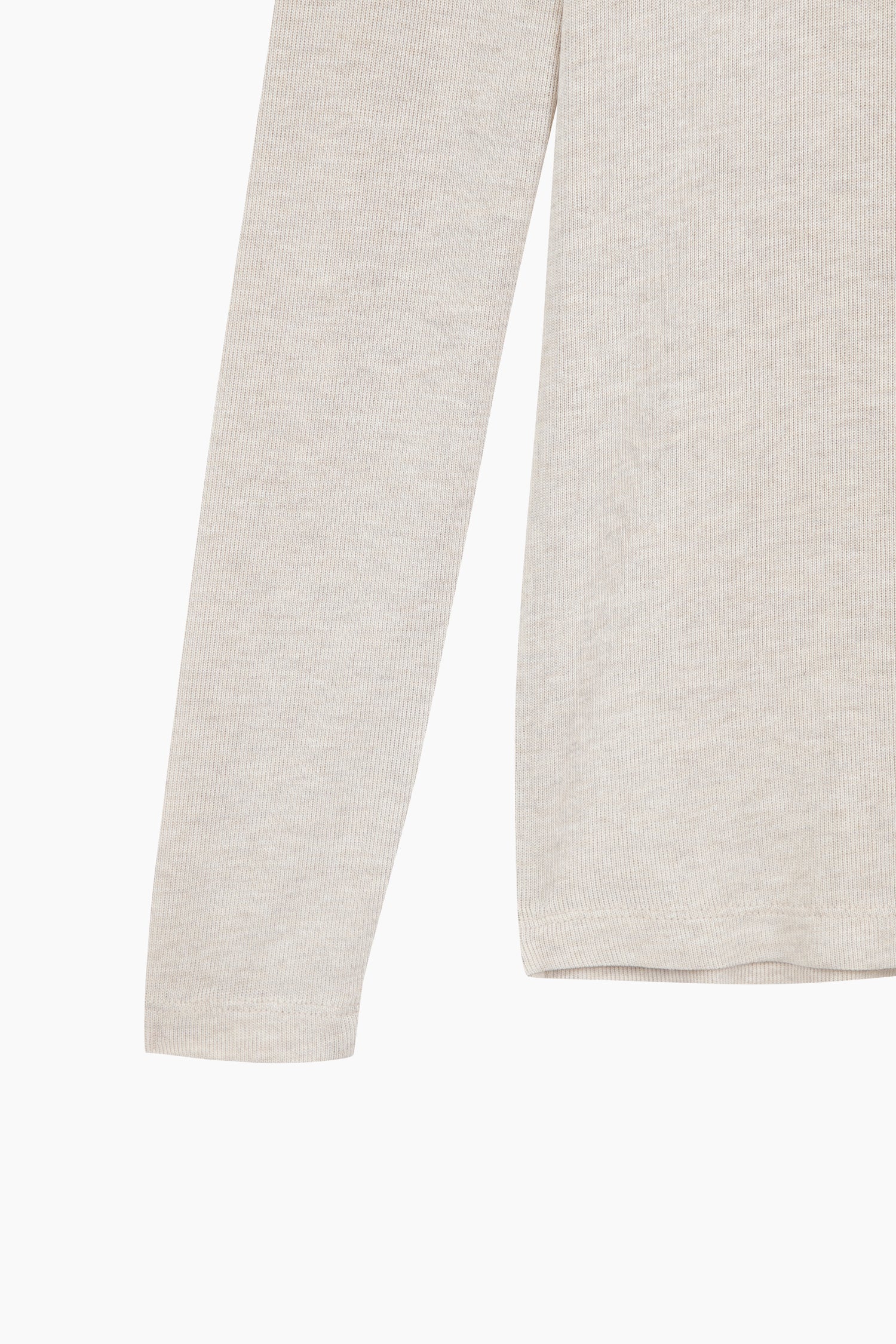T-shirt girocollo aderente da donna beige 4 | Sisley Outlet