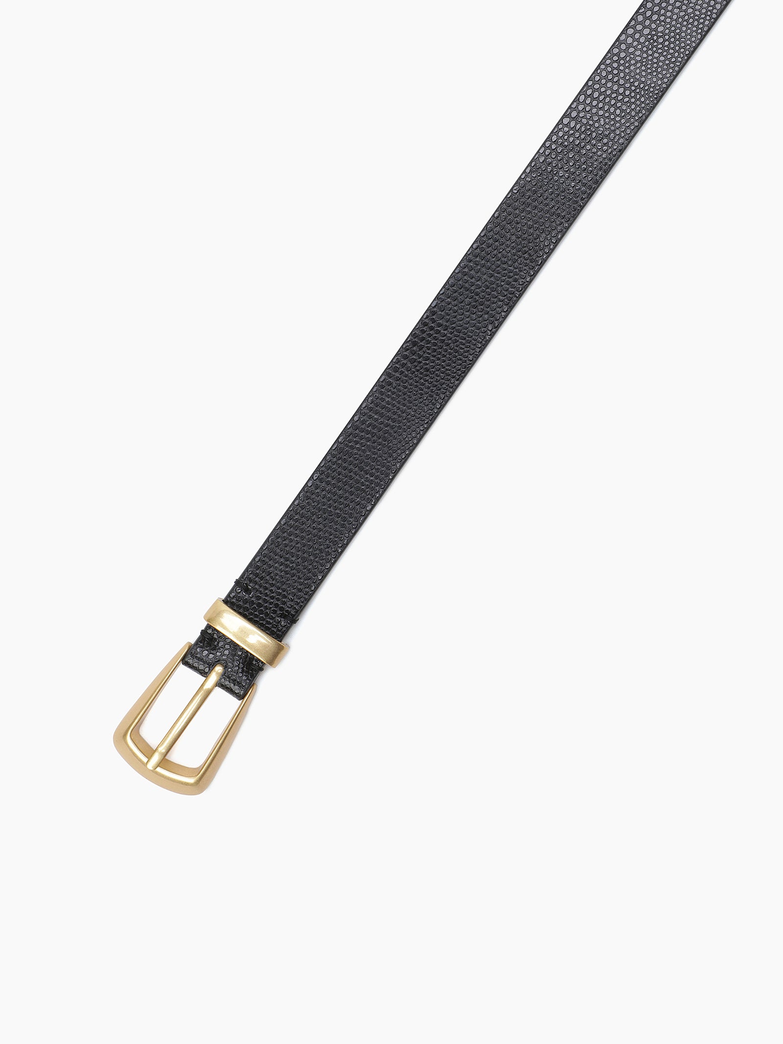 Cintura in pelle con dettagli gold da donna nero 4 | Sisley Outlet