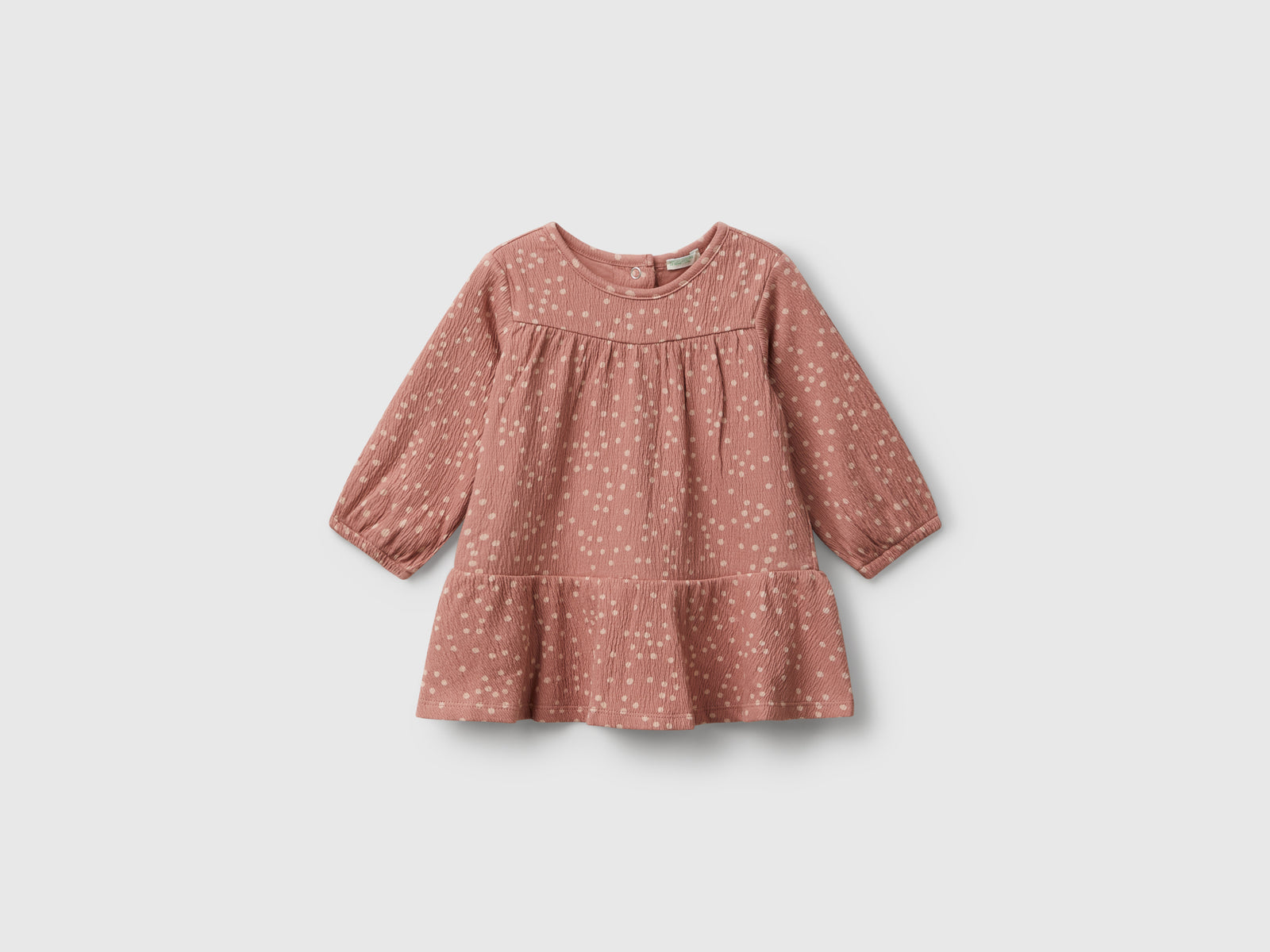 Abitino a pois da neonato rosa | Benetton Outlet