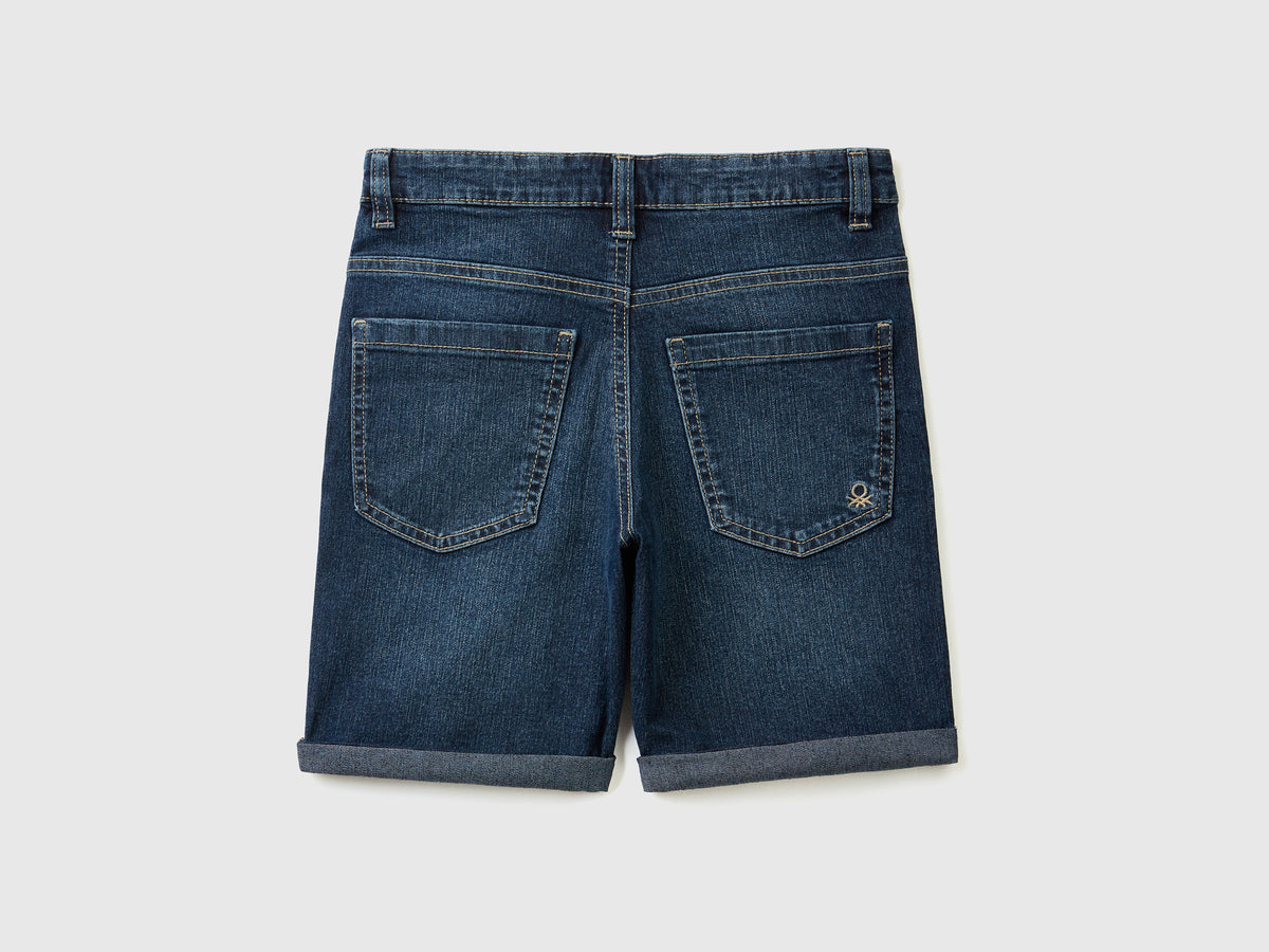 Bermuda slim fit in denim