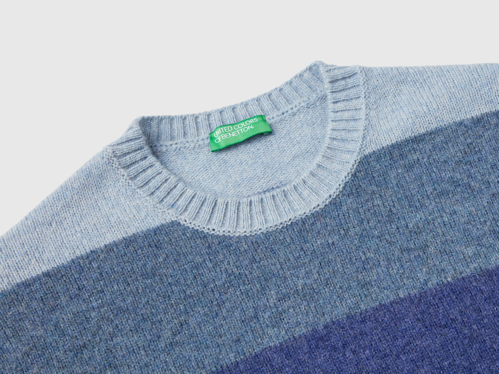 Maglia a righe in pura lana Shetland da uomo multi-color 3 | Benetton Outlet