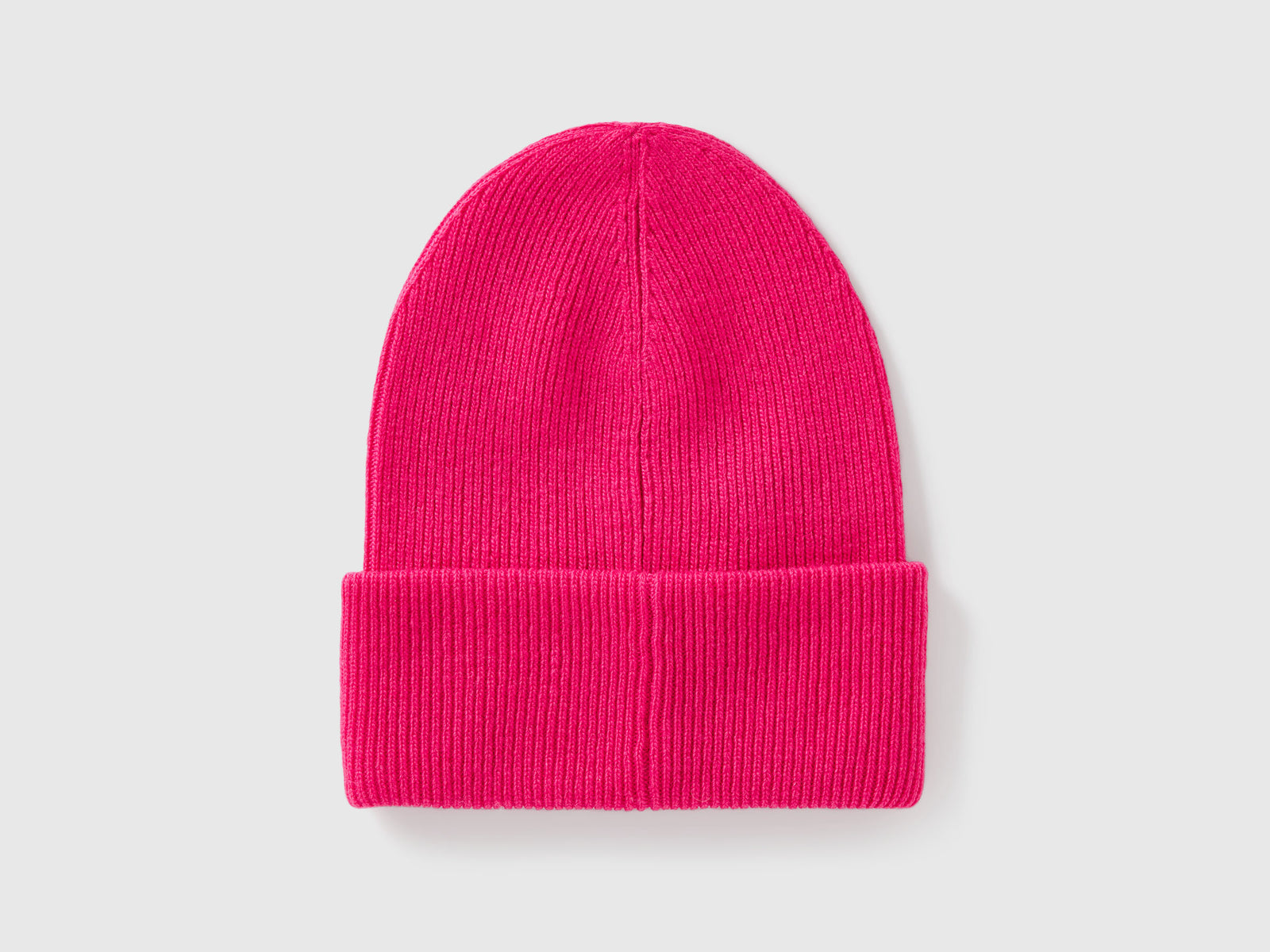 Berretto in misto lana da bambino fucsia 2 | Benetton Outlet