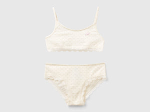 Completo top e slip microfantasia
