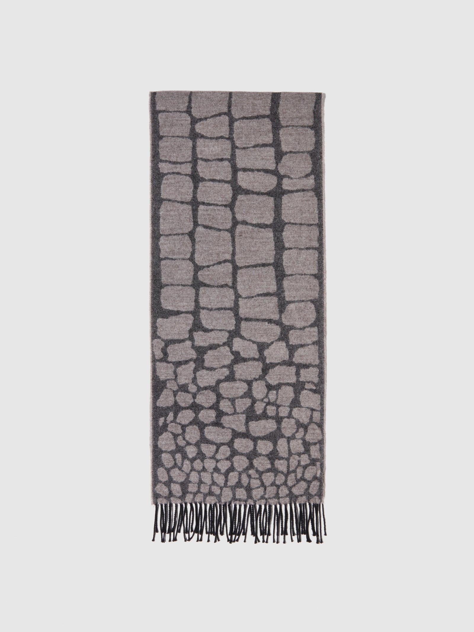 Sciarpa jacquard da donna beige | Sisley Outlet