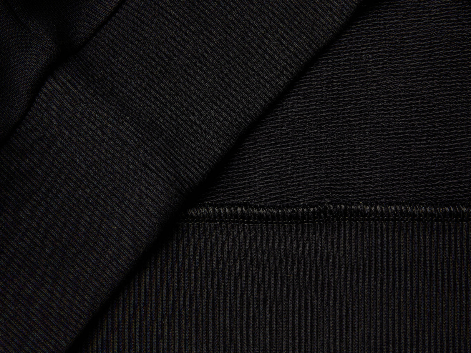 Felpa 100% cotone con stampa logo da donna nero 3 | Benetton Outlet