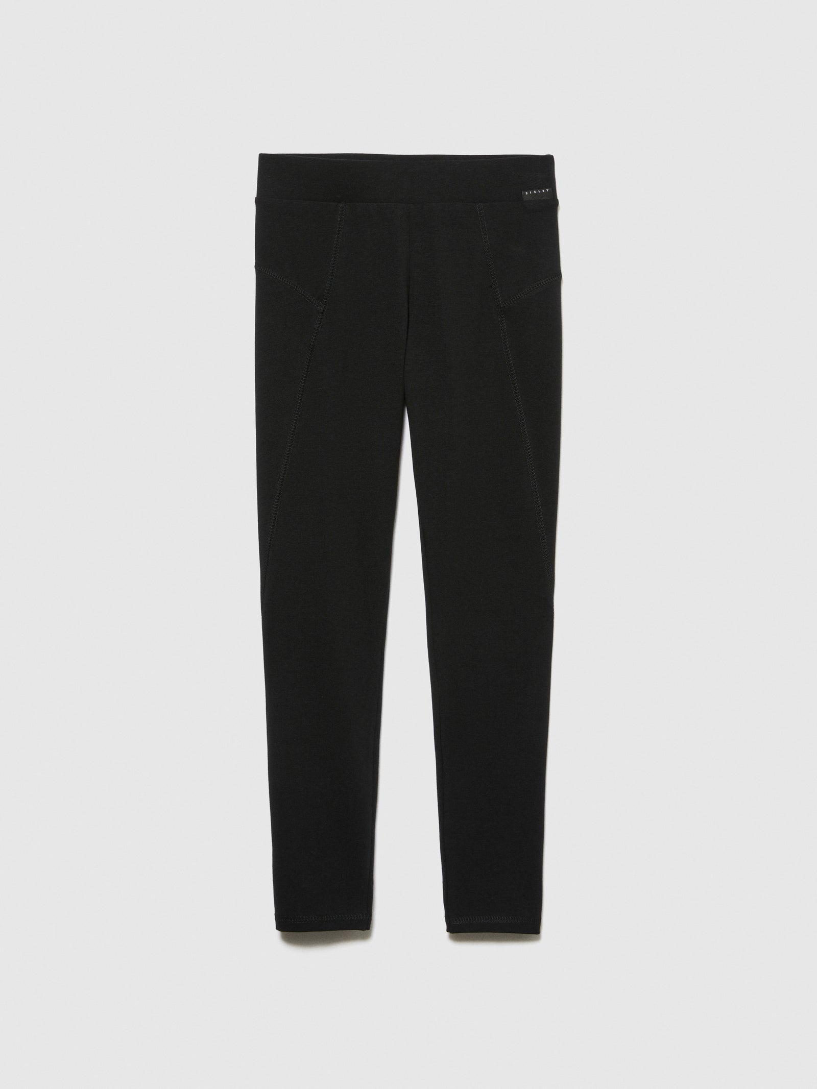 Leggings slim fit da bambina nero | Sisley young Outlet