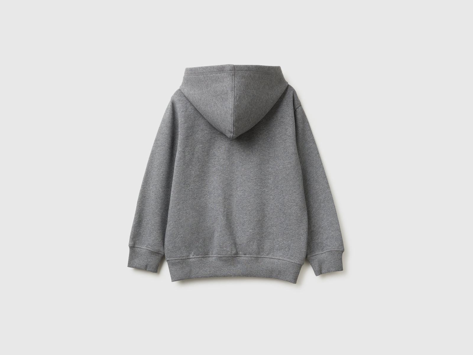 Calda felpa con cappuccio da bambino grigio scuro 2 | Benetton Outlet
