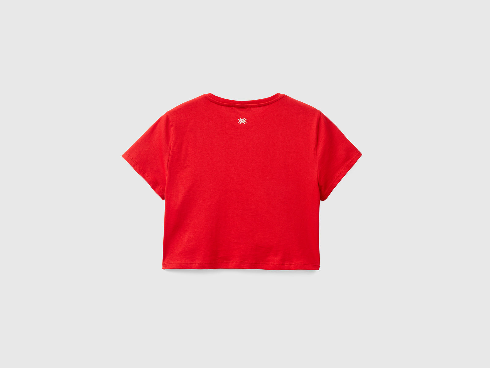 T-shirt con stampa frutta da donna rosso 2 | Benetton Outlet