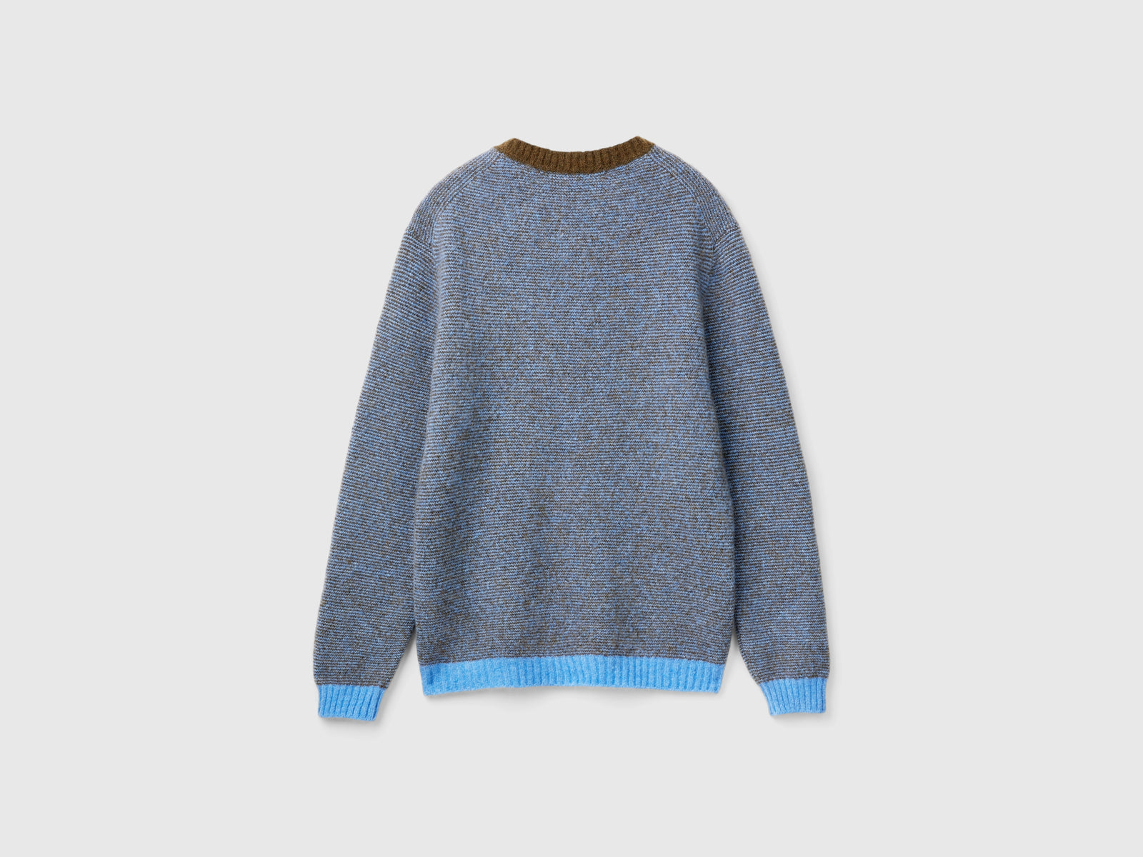 Maglione a righe in misto lana e alpaca da uomo multi-color 2 | Benetton Outlet