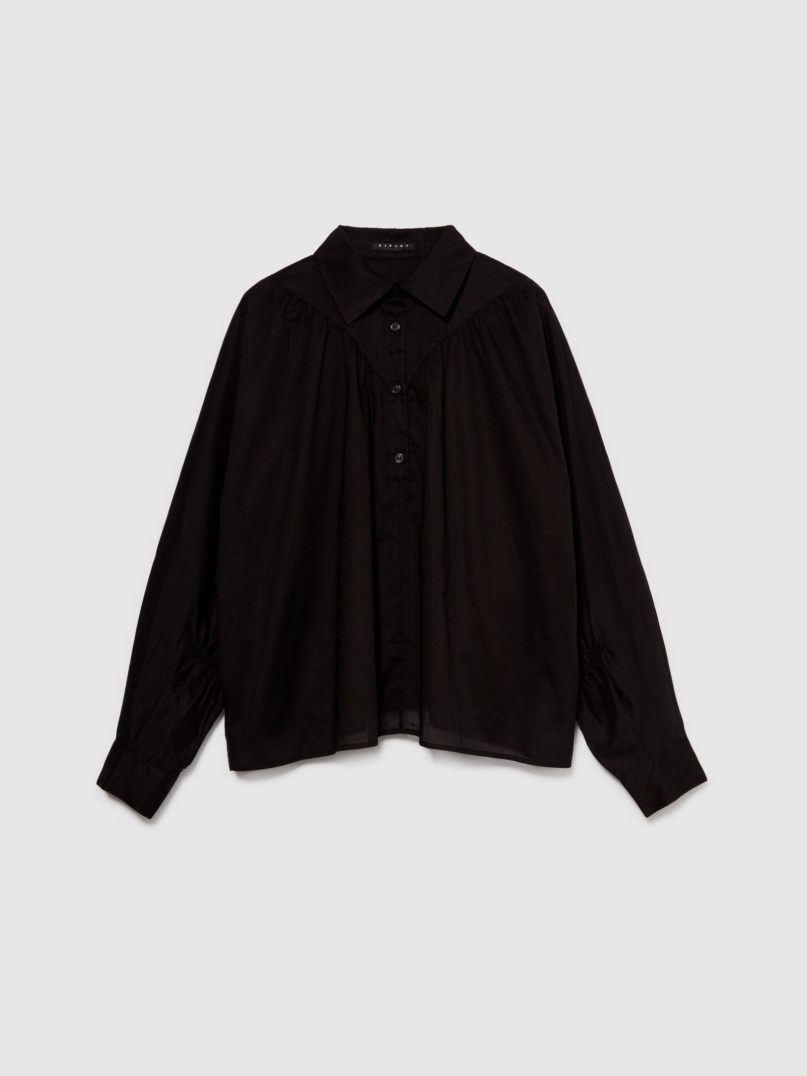 Blusa over da donna nero | Sisley Outlet