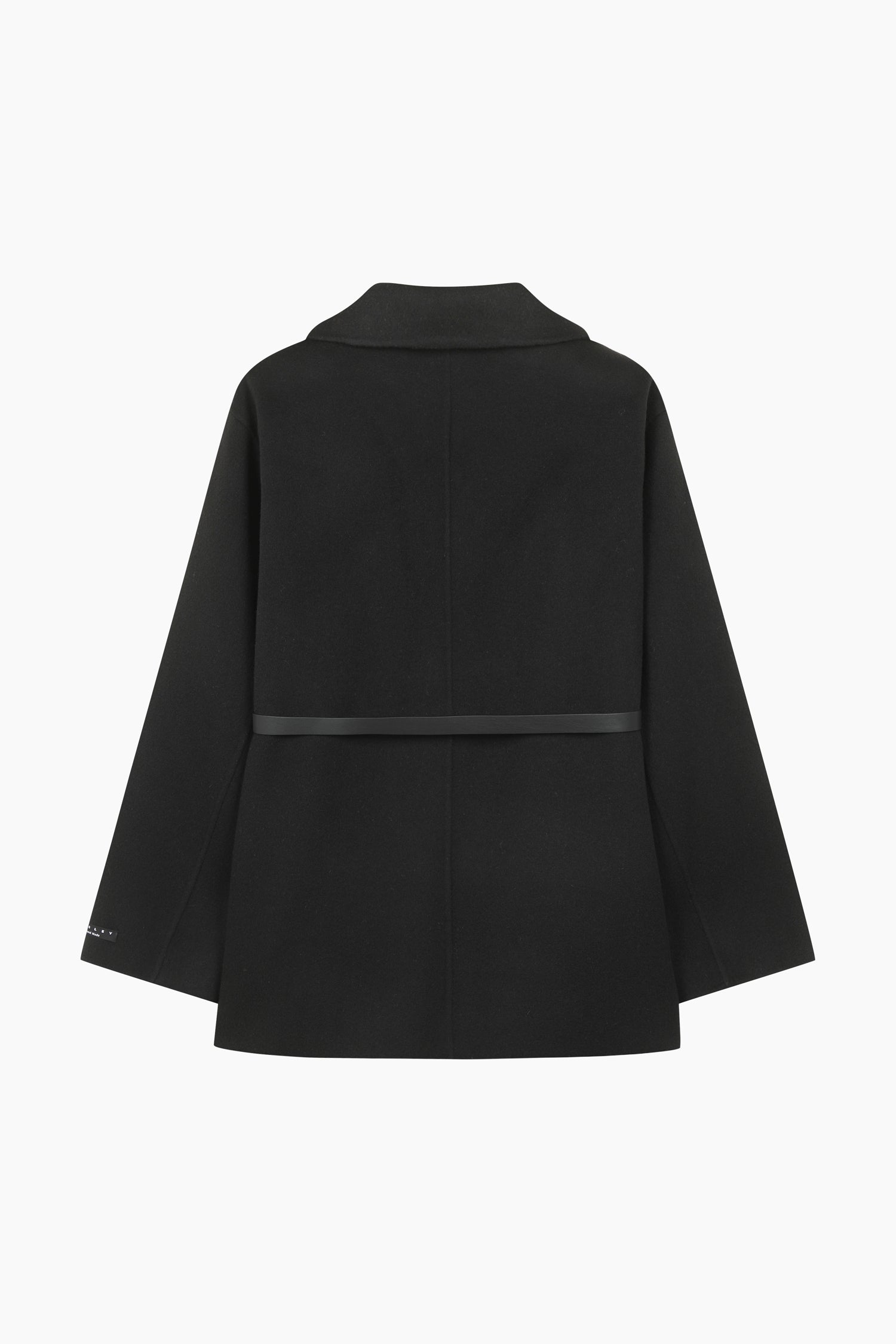Cappotto corto con cintura da donna nero 2 | Sisley Outlet