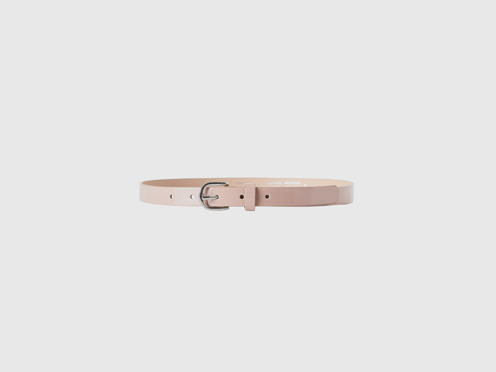 Cintura lucida da bambina rosa tenue 3 | Benetton Outlet