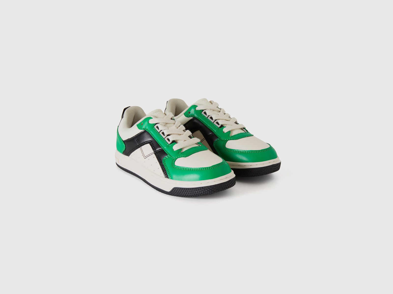 Sneakers basse da bambino verde 3 | Benetton Outlet