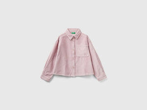 Camicia over fit in velluto