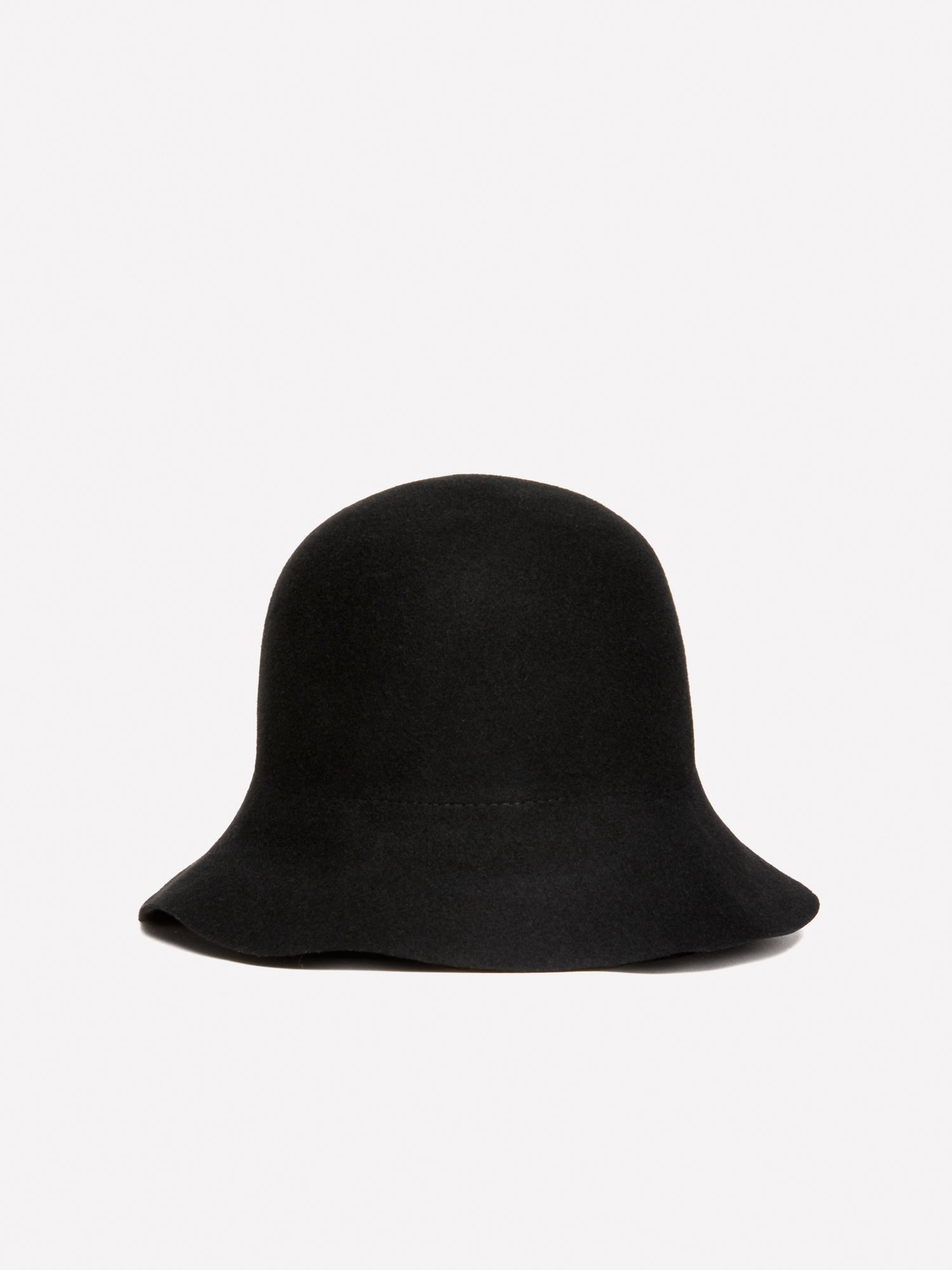 Cloche in 100% lana da donna nero | Sisley Outlet