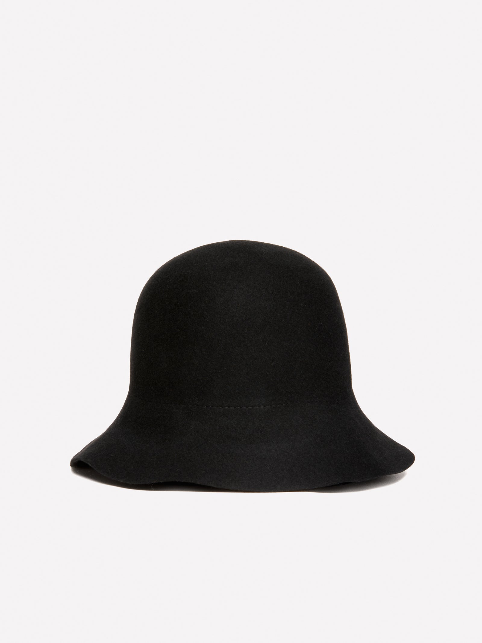 Cloche in 100% lana da donna nero | Sisley Outlet