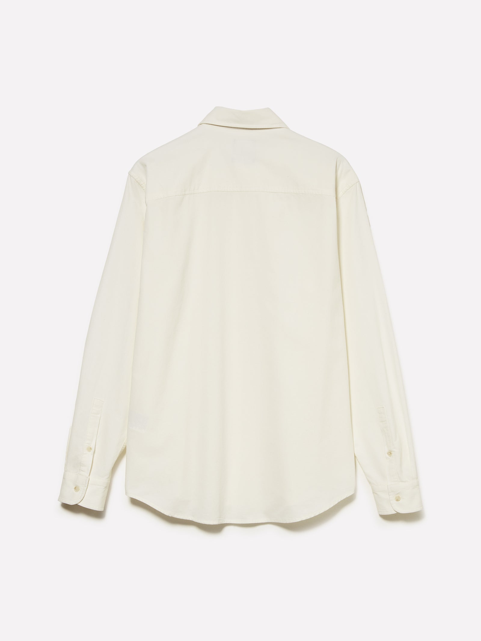 Camicia in velluto a costine da uomo bianco panna 2 | Sisley Outlet