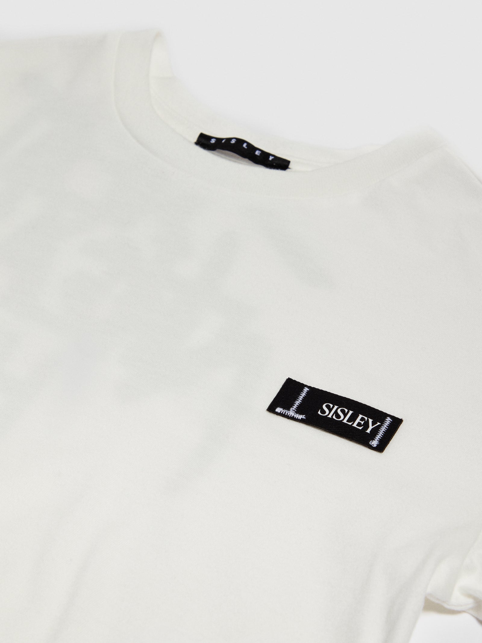 T-shirt over con stampa da bambino bianco 3 | Sisley young Outlet