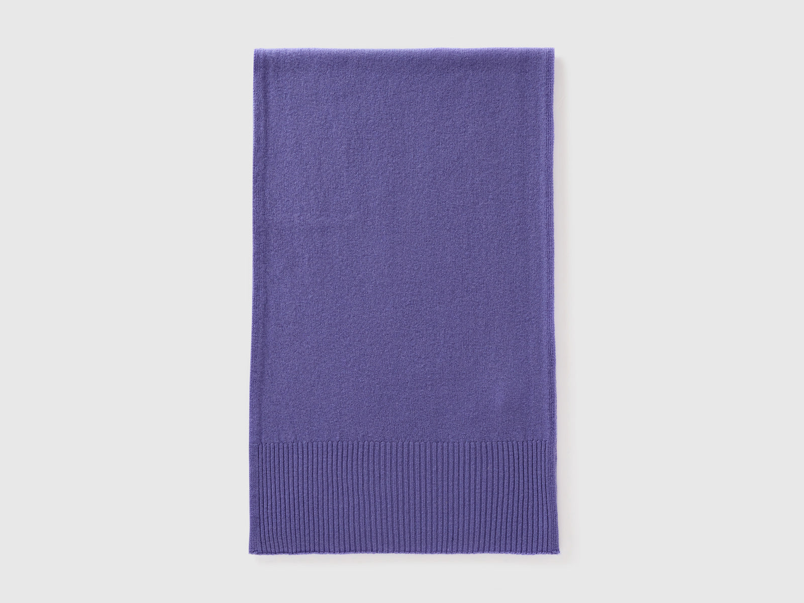 Sciarpa in pura lana Merino da donna viola 2 | Benetton Outlet