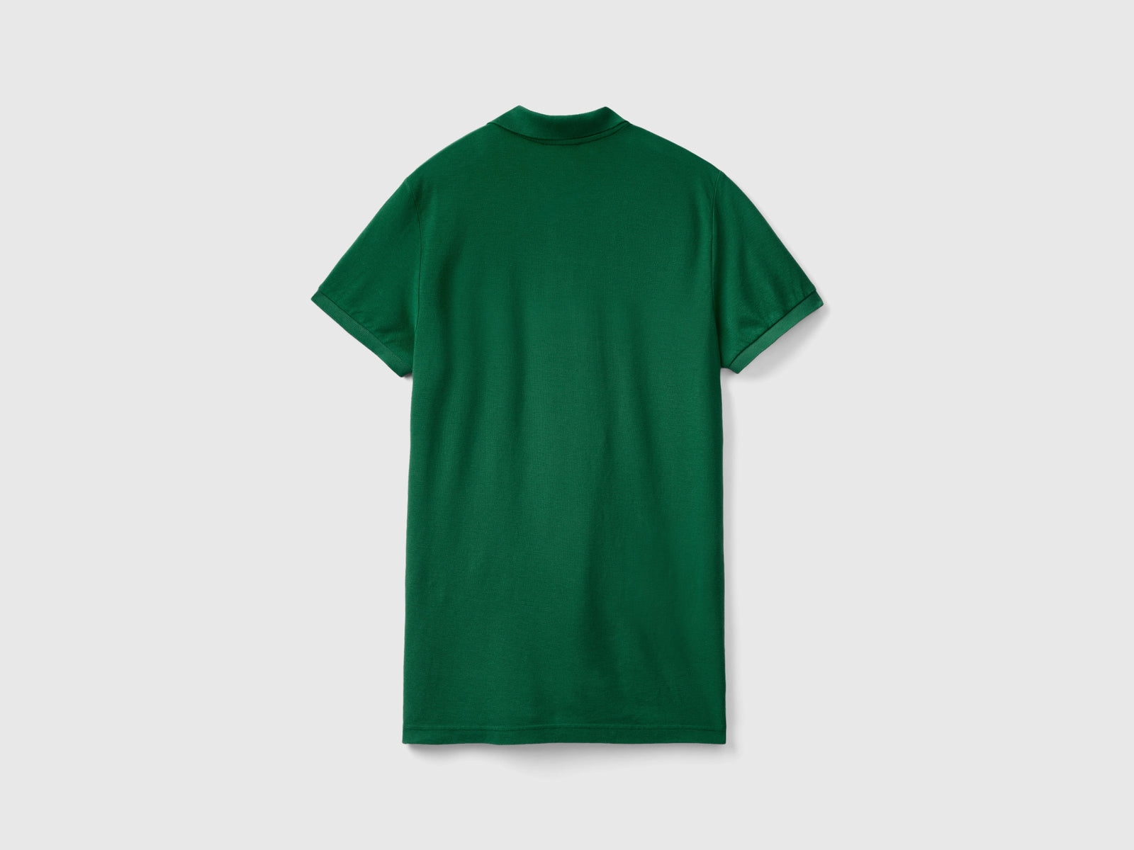 Polo slim fit da uomo verde scuro 2 | Benetton Outlet