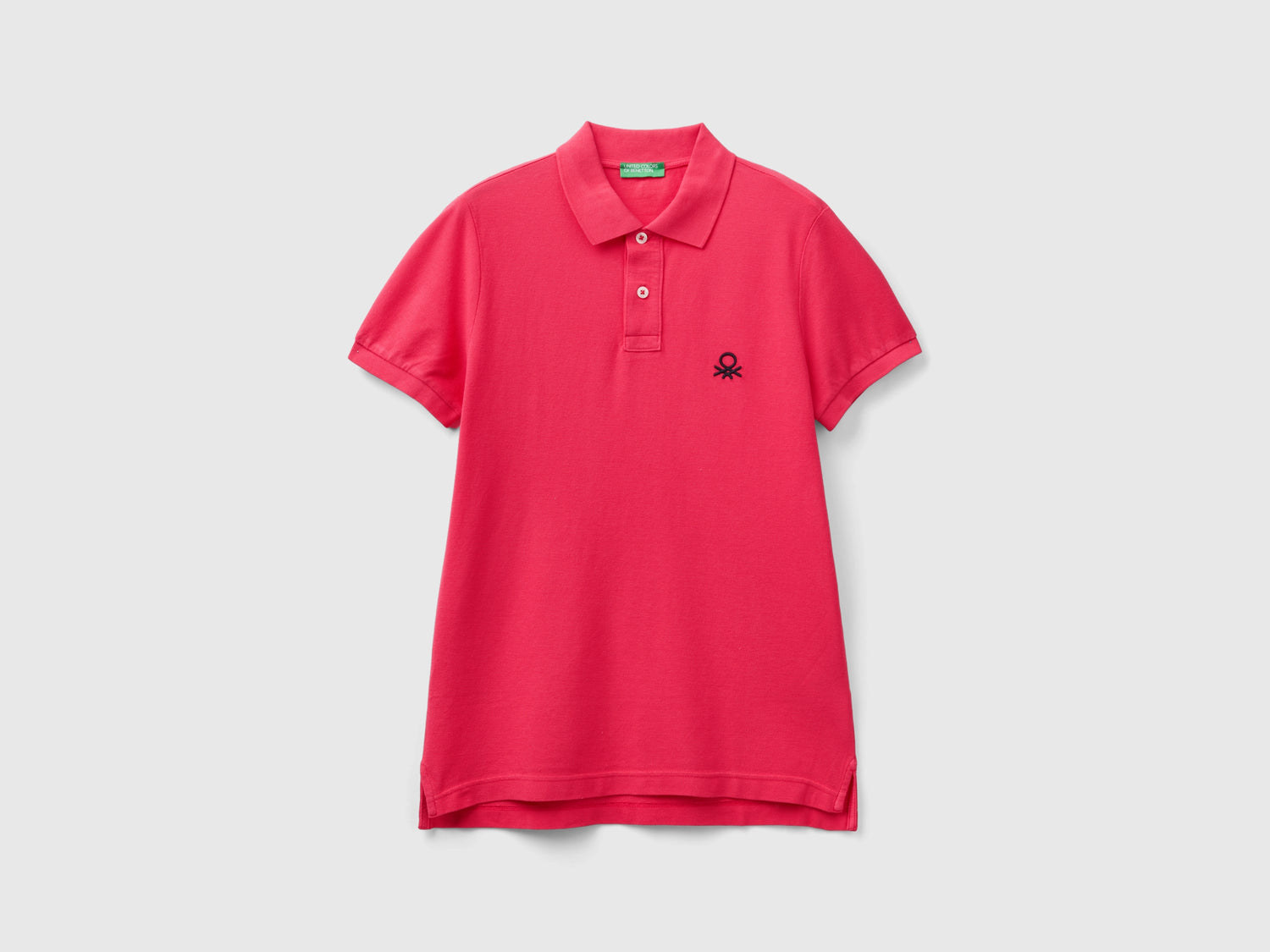 Polo slim fit da uomo fucsia | Benetton Outlet