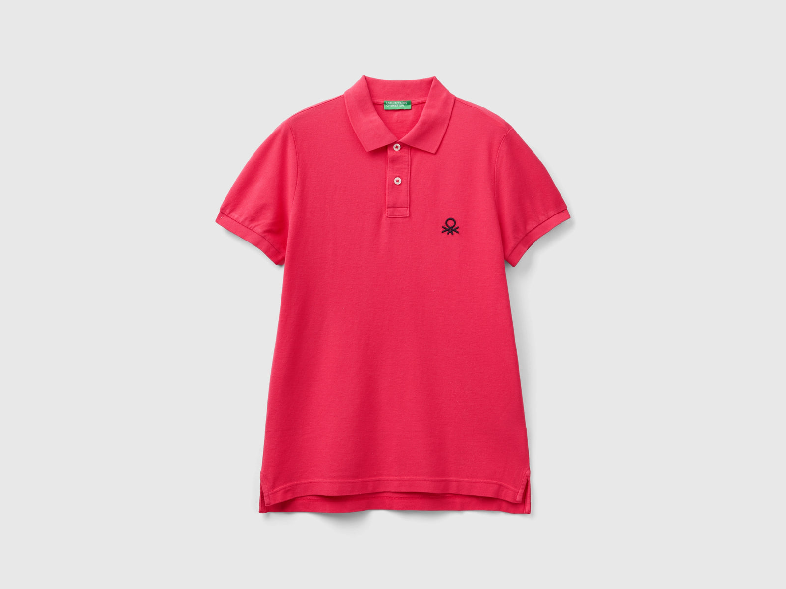 Polo slim fit da uomo fucsia | Benetton Outlet
