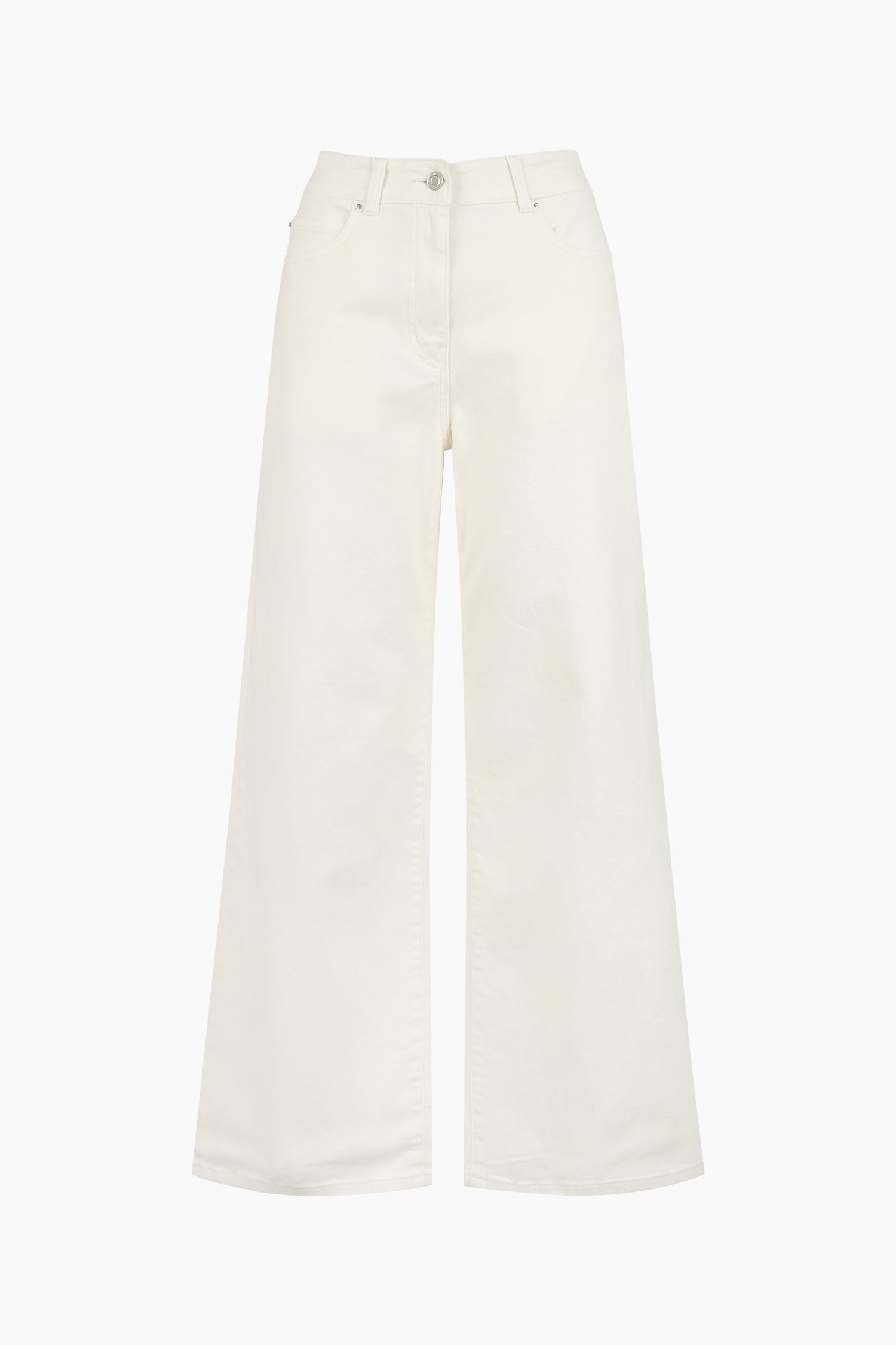 Jeans wide fit da donna bianco panna | Sisley Outlet