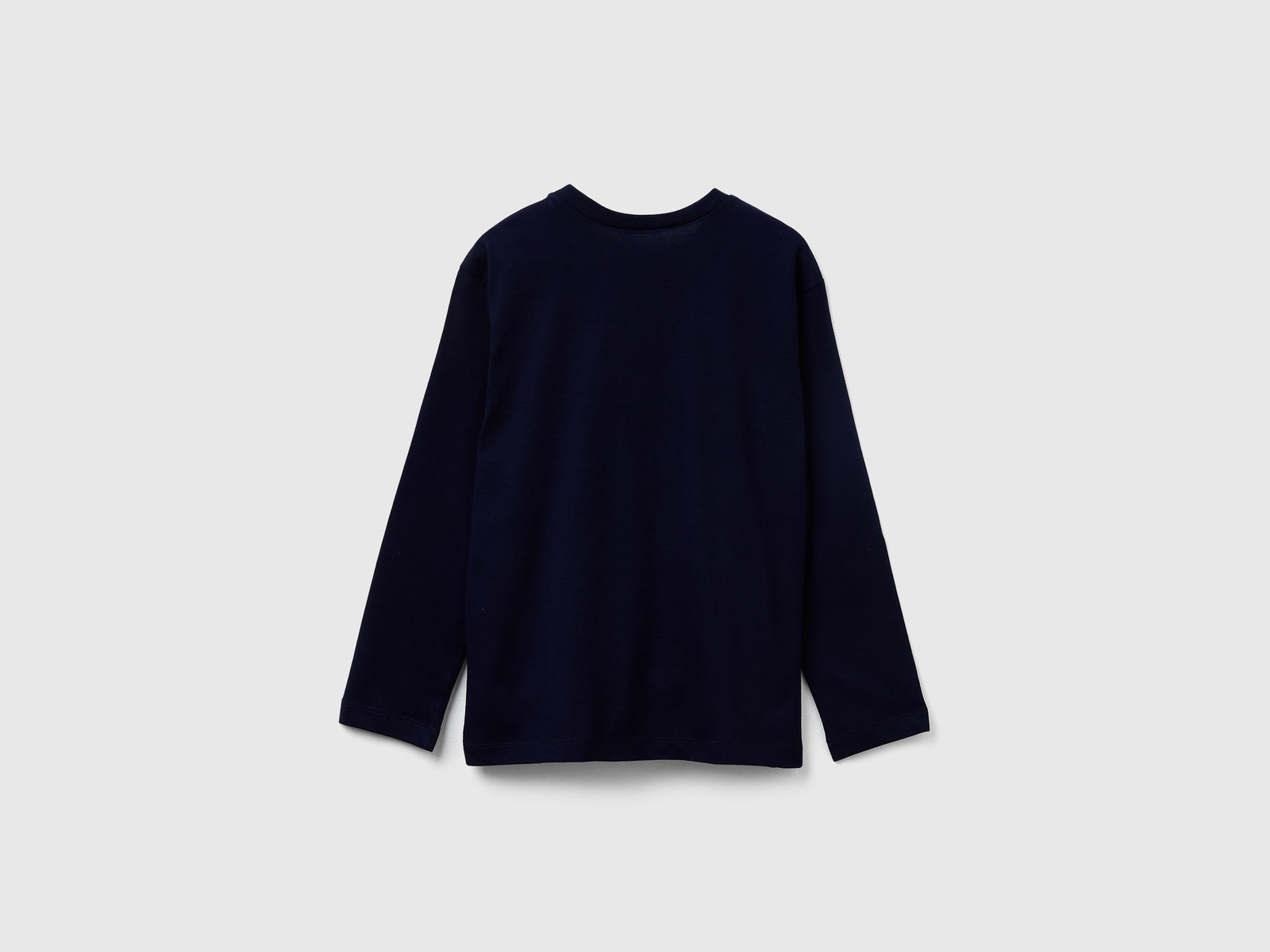 T-shirt con stampa da bambino blu scuro 2 | Benetton Outlet