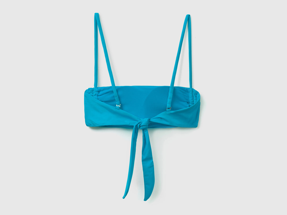 Reggiseno costume a fascia elasticizzato