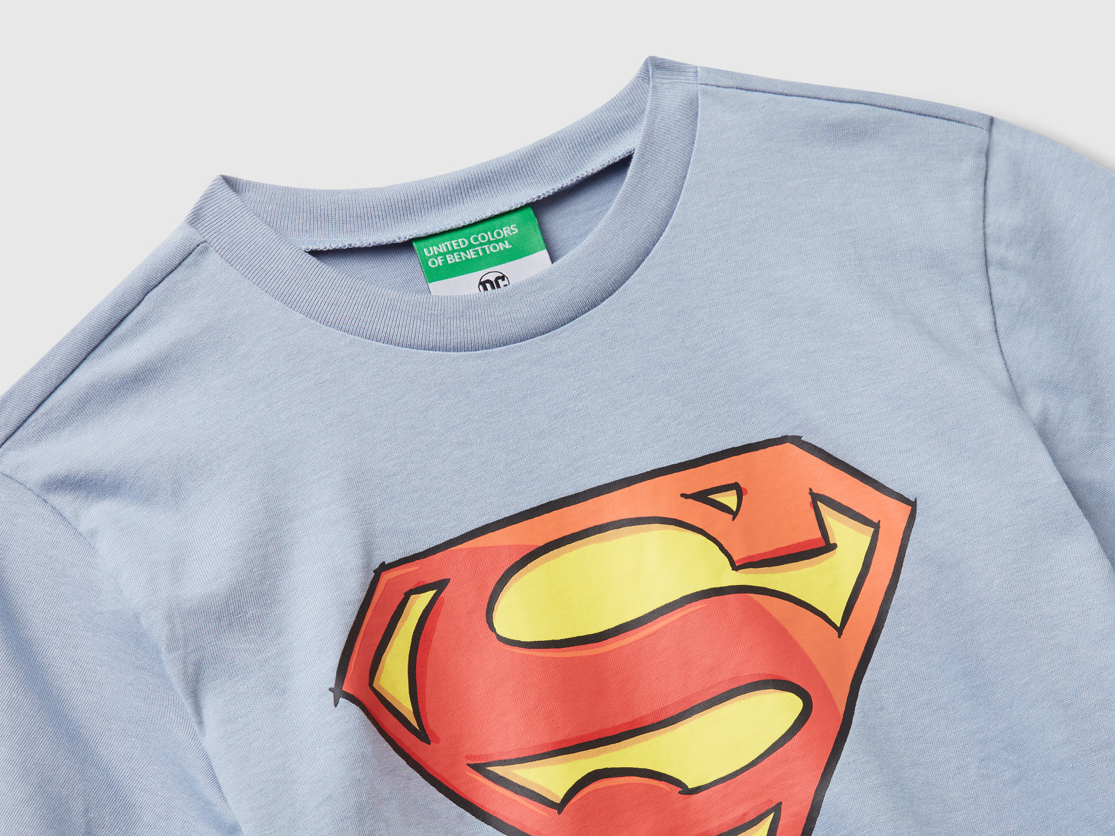 T-shirt ©&™ DC Comics Superman da bimbo azzurro 3 | Benetton Outlet