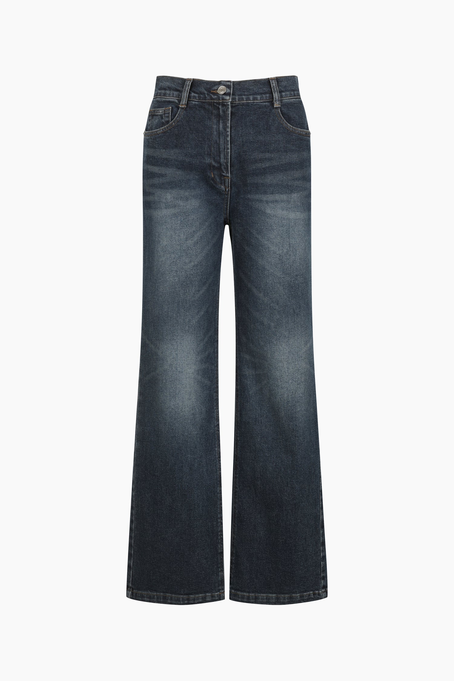 Jeans flare fit blu scuro da donna bluette | Sisley Outlet