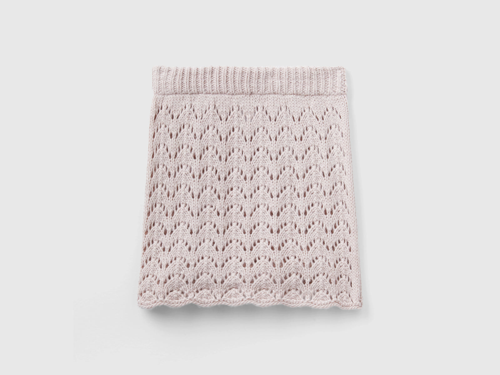 Minigonna all’uncinetto da donna rosa | Benetton Outlet